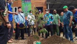 Pemuda Karang Taruna Muda Karya Tanam 1000 Pohon Durian di Desa Mekarjaya