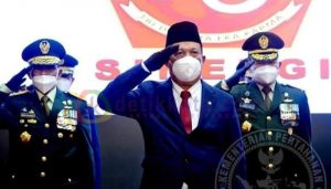 Sejumlah Pejabat Menhan Ikuti Upacara HUT ke-75 TNI yang Dipimpin Langsung Presiden