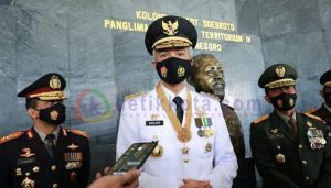 HUT TNI ke-75, Ganjar : Peran TNI Dibutuhkan Untuk Melawan Covid-19