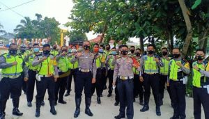 39 Personel Ditlantas Polda Kalteng Amankan Jalur Kunjungan Presiden ke Pulpis