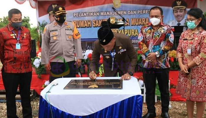 Kapolresta Dampingi Walikota Resmikan Rumah Sakit Ramaela Kota Jayapura
