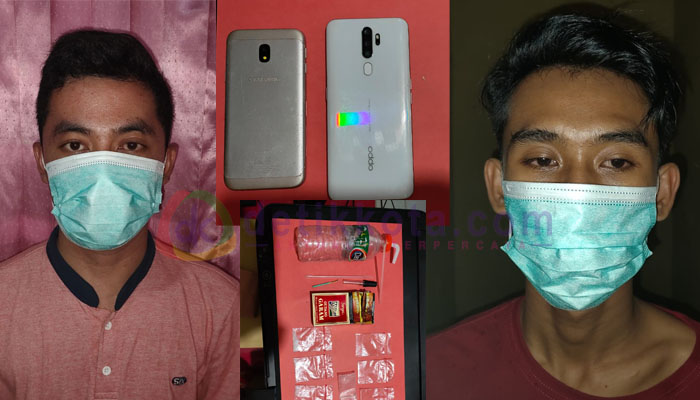 Tersangka dan barang bukti yang berhasil diamankan Polres Sumenep
