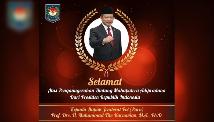Menteri Dalam Negeri (Mendagri) Tito Karnavian