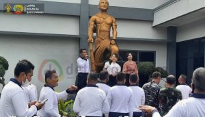 WBP Lapas Kelas II A Banyuwangi Semangati Kegiatan Olahraga Bersama di Lanal Banyuwangi