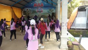 Sanggar Senam Sagita Adakan Lomba Senam Di Wisata Umbul Uap