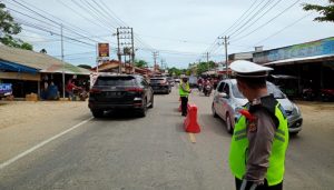 Ditlantas Polda Aceh Terapkan “One Way” Untuk Urai Kemacetan Saat Arus Balik
