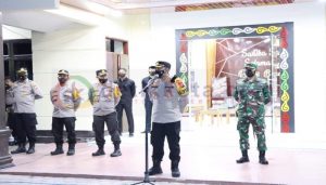 Kapolres Beserta Dandim Pimpin Apel Patroli Gabungan di Mapolres Bener Meriah