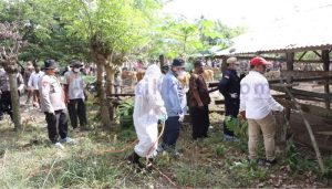 Tiba di Tamiang, Wakapolda Aceh dan Mentan Tinjau Lokasi Peternakan Hewan
