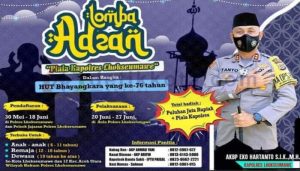 Pendafataran Lomba Adzan Piala Kapolres Lhokseumawe Dibuka