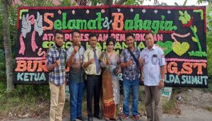 Ketua PWPSU Menghadiri Acara Pemberkatan Pernikahan Anggotanya