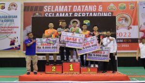 Turnamen Badminton Kapolda Aceh Cup Berakhir, Juara I Dapat Tiket Umrah