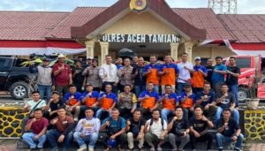 Polres Aceh Tamiang Ikut Meriahkan Event SAPA 2022 di Polda Aceh