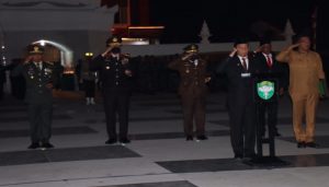 Kapolda beserta Wakapolda Aceh Ikuti Apel Kehormatan dan Renungan Suci