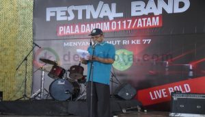 Pertama Kali Digelar, Festival Band Piala Dandim 2022