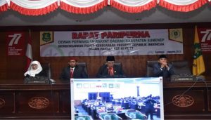 Paripurna Istimewa DPRD Sumenep Mendengarkan Pidato Kenegaraan Presiden RI