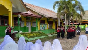 Hadir Sebagai Pembina Upacara, Kasat Samapta Polres Subulussalam Sampaikan Pesan Kamtibmas
