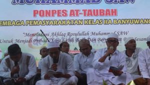 Peringatan Maulid Nabi Lapas Banyuwangi Bersholawat