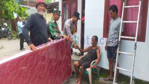Bhabinkamtibmas Polres Sabang, Babinsa dan Warganya Laksanakan Kegiatan Baksos dan Bansos