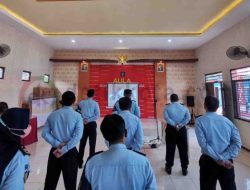 Ini Amanat Menkum HAM RI Saat Apel Kesiapan Pengamanan Di Rutan Sumenep