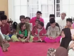 Awal Syawal, Bupati Sumenep Undang dan Santuni Ratusan Anak Yatim ke Kediaman Pribadinya