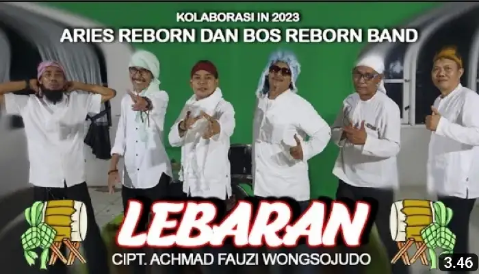 Cover video lagu Lebaran, ciptaan Bupati Sumenep Achmad Fauzi