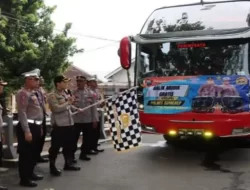 Lagi, Polres Sumenep Lepas Bus Balik Gratis Tujuan Surabaya