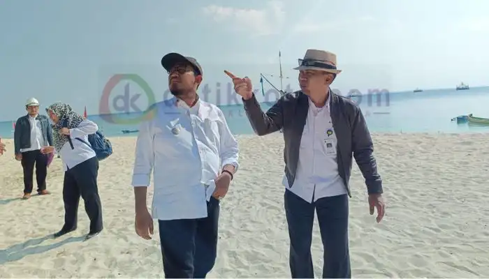 Bupati Sumenep, Achmad Fauzi bersama Kepala OPD kunjungi wisata Pulau Gili Labak.