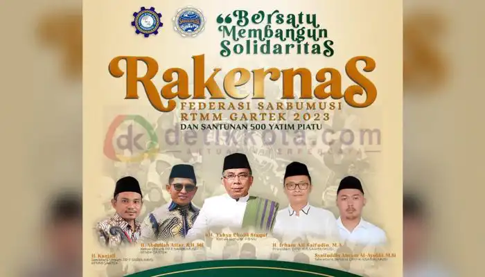 Pamflet kegiatan Rakernas Sarbumusi RTMM GARTEK.