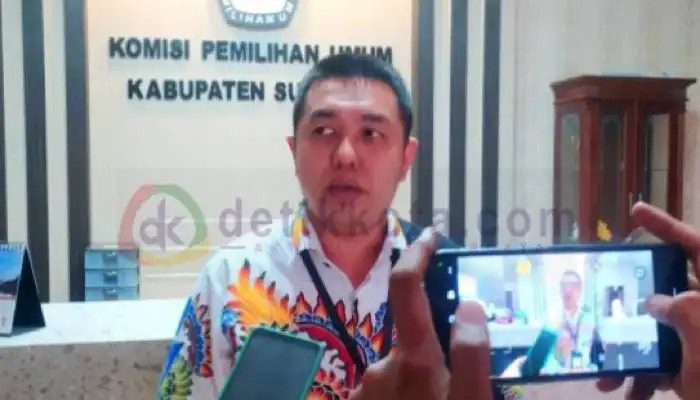 Komisioner KPU Kabupaten Sumenep, Divisi Teknis dan Penyelenggaraan, Deki Prasetia Utama.