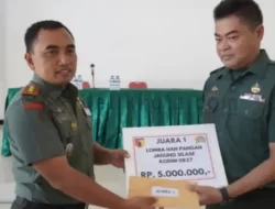 Dandim Sumenep Beri Hadiah Koramil yang Sukses Tanam Jagung Silase