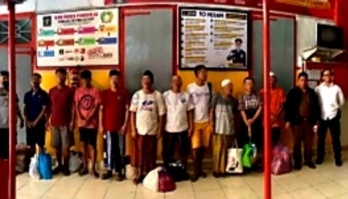 Sebanyak 10 tahanan baru Rutan Kelas IIB Sumenep.