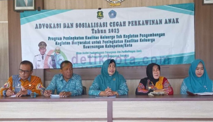 TP PKK dan Dinsos P3A Sumenep gelar Advokasi dan Sosialisasi Cegah Perkawinan Anak.