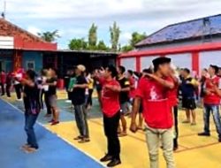 Jumat Sehat, Petugas dan Warga Binaan Senam Bersama
