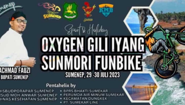Flayer acara Oxygen Gili Iyang Sunmori Funbike