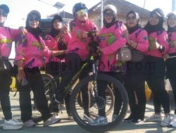Puluhan Goweser Cantik Ikut Meriahkan Oxygen Sunmori Funbike 2023 di Pulau Gili Iyang