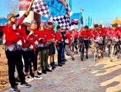 Bupati Sumenep Lepas 500 Peserta Oxygen Sunmori Funbike 2023 di Pulau Gili Iyang