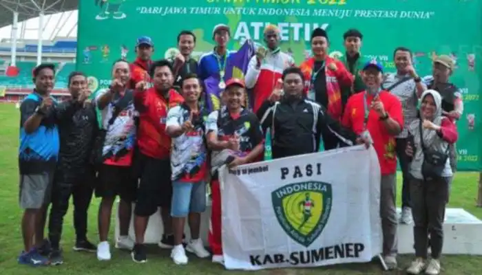 Atlet PASI Sumenep saat Porprov Jatim VII beberapa waktu lalu.