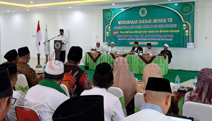 Acara Musyawarah Daerah (Musda) VII Majelis Ulama Indonesia (MUI) Kabupaten Sumenep di Islamic Centre Bindara Saod, Batuan.