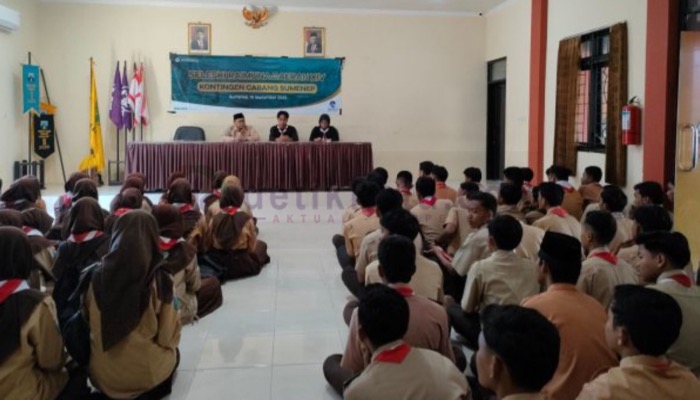 Seleksi peserta Raimuna Jatim XIV di Kantor Kwarcab Pramuka Sumenep.