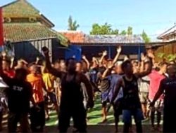 Jaga Kesehatan, WBP Rutan Kelas IIB Sumenep Lakukan Senam Bersama