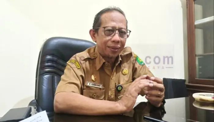 Kepala Bidang (Kabid) Pengadaan, Pemberhentian dan Informasi BKPSDM Kabupaten Sumenep, Mohammad Suharjono.
