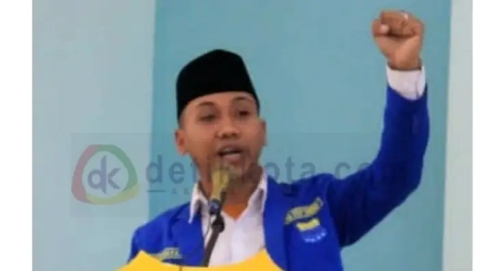 Sekretaris Umum PC Pergerakan Mahasiswa Islam Indonesia (PMII) Kabupaten Sumenep, Nur Hayat.