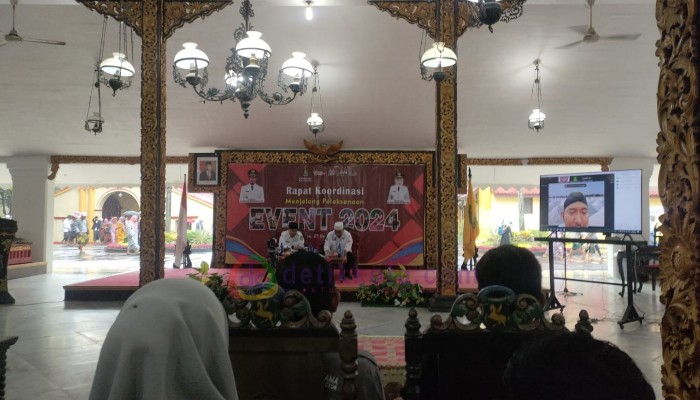 Pelaksanaan Rakor Kalender Even Sumenep 2024 di Pendopo Keraton.