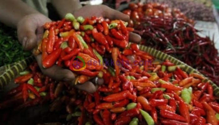 Salah satu kios pedagang sayur di Pasar Anom Baru Sumenep.