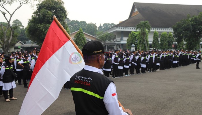 Pelepasan pemberangkatan PPIH 2023.