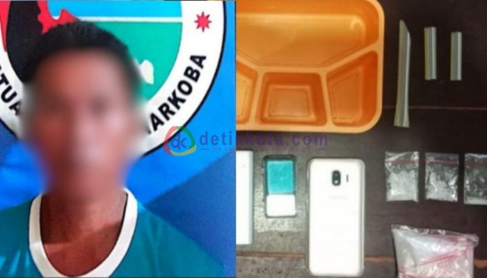 Foto FB beserta barang bukti yang diamankan polisi.