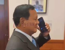 Menhan Prabowo Subianto Mendapat Ucapan Selamat dari Raja Yordania
