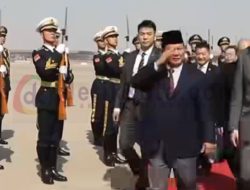 Menteri Pertahanan Prabowo Subianto Hadiri Undangan Presiden Xi Jinping