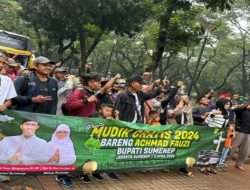 Mudik Gratis Bupati Sumenep Diberangkatkan Hari Ini