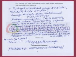 Jelang Putusan Hasil Sidang Sengketa Pemilu, Megawati Soekarno putri Kirim Surat ke MK
